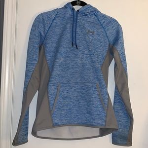 Blue athletic sweatshirt